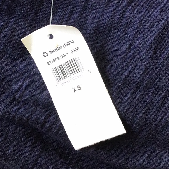 GAP FACTORY NAVY BLUE FOREVER SOFT SCOOP NECK AHORT SLEEVE TEE SHIRT NAVY XS NWT - Picture 12 of 12